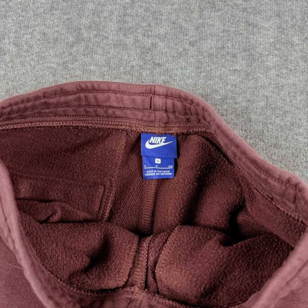 Vintage Nike Sweatpants Youth Small Burgundy Jogger Swoosh Athletic 90s‎ Sport